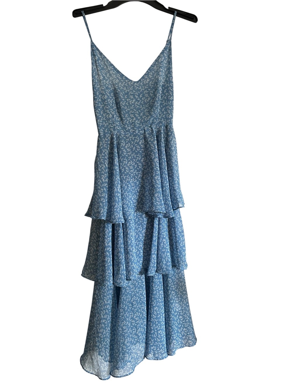 Light Blue Tiered Maxi Dress